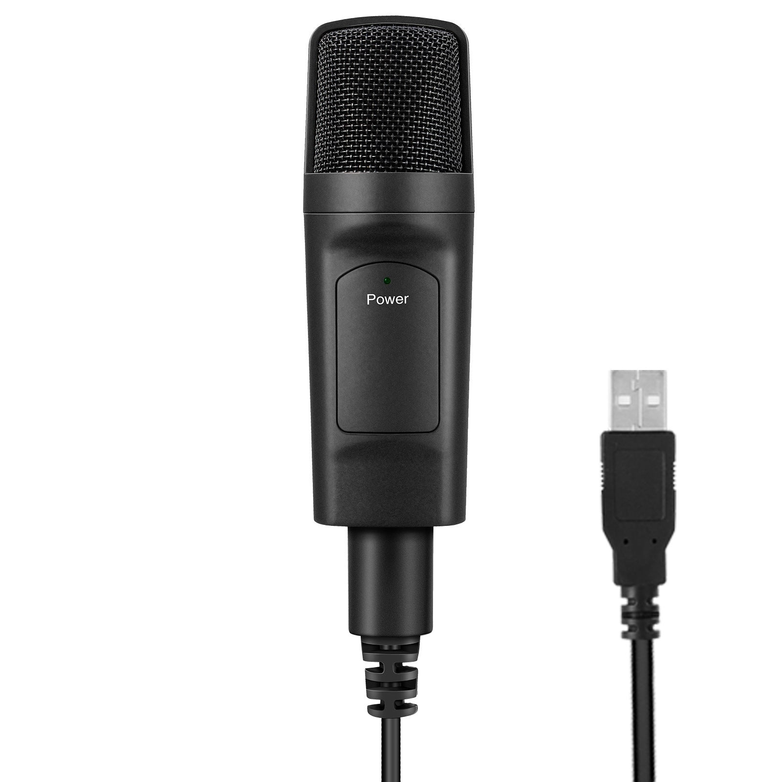 USB Condenser Microphone Computer Desktop Live Recording Wired Microphone