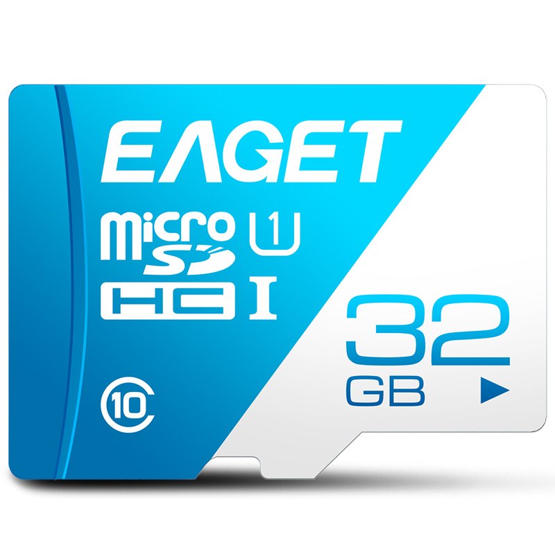 EAGET T1 Micro SD Card 64GB 32GB 16GB Memory Card 128GB TF Card Class10 UHS-I 80MB S Microsd   Memory Card For Smartphone