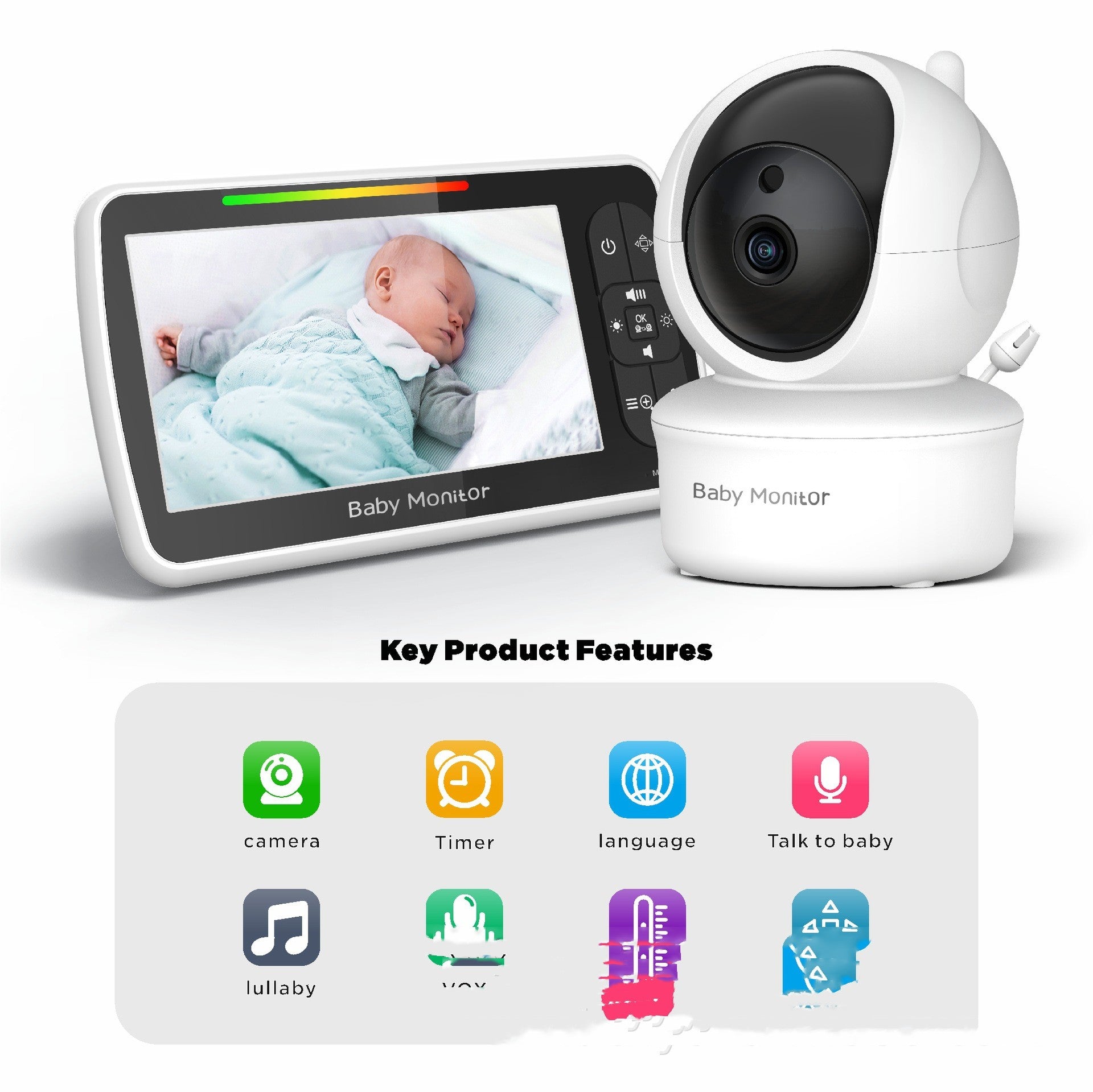 Monitor Wireless Baby Caregiver Babymonitor