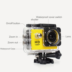 HD High-definition 1080P Action Sports Waterproof  DV Camera